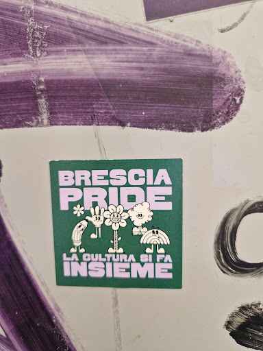 Street sticker BRESCIA PRIDE LA CULTURA SI FA INSIEME