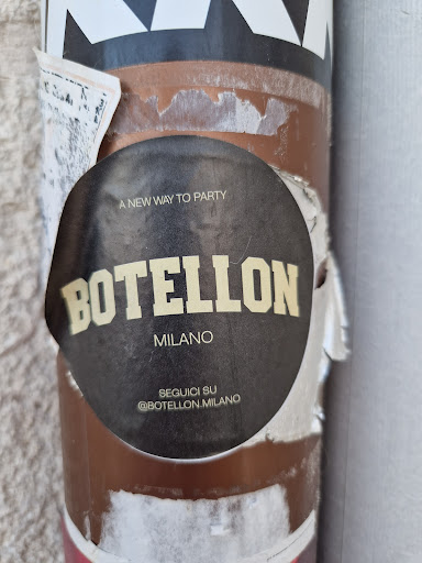 Street sticker A NEW WAY TO PARTY BOTELLON MILANO SEGUICI SU @BOTELLON MILANO