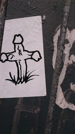 Street sticker Misc Dick cross