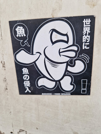 Street sticker MERIOONE * FISHES INVASION