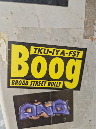 Street sticker Boog BROAD STREET TKU-IYA-FST