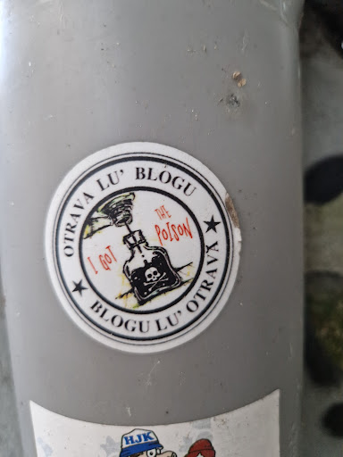 Street sticker Misc LU' BLOGU OTRAVA THE GOT POISON BLOGU LU' OTRAVA HJK