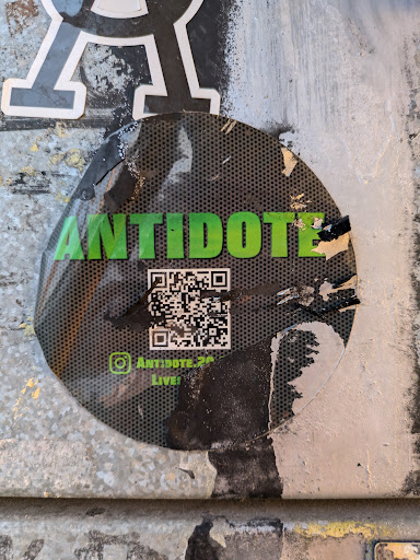 Street sticker ANTIDOTE ANTIDOTE.20 LIVES <a class="a-tag" href="https://fb.me/e/1wmvURe9M">https://fb.me/e/1wmvURe9M</a>