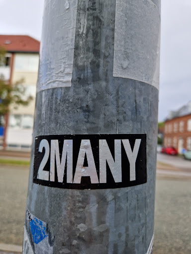 Street sticker 2MANY