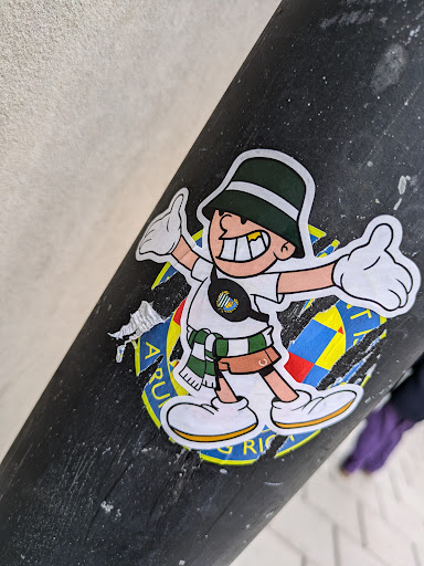 Street sticker Stockholm A RU RI