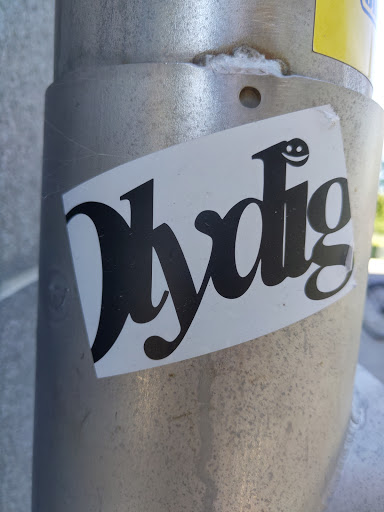 Street sticker Olydig