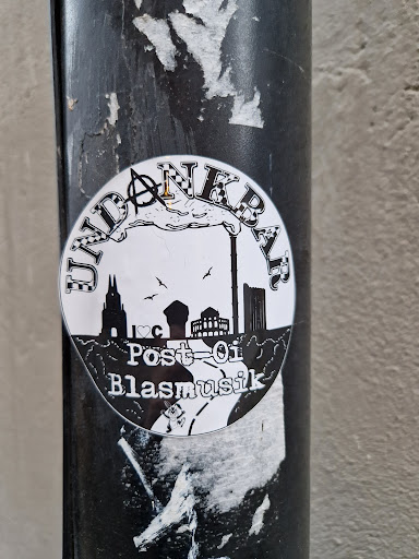 Street sticker UNDA YUEBAR Post-Oi Blasmusik