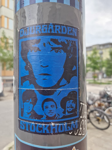 Street sticker DJURGARDEN 7TC STOCKHOLM M-ES