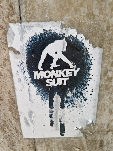 Street sticker Stockholm MONKEY SUIT