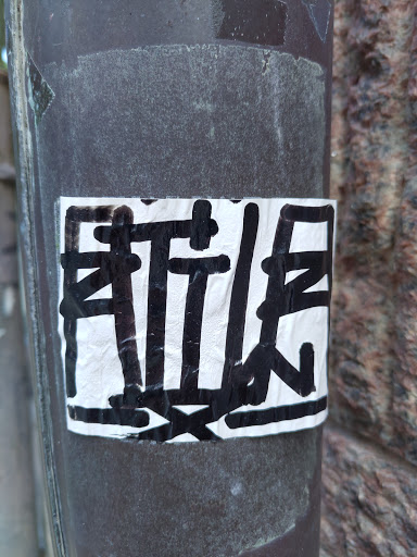 Street sticker Stockholm 