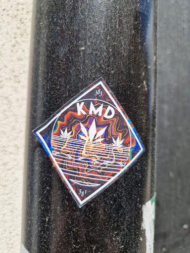 Street sticker 383 KMD 581