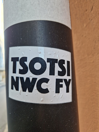 Street sticker TSOTSI NWC FY