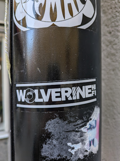 Street sticker Stockholm WOLVERINER