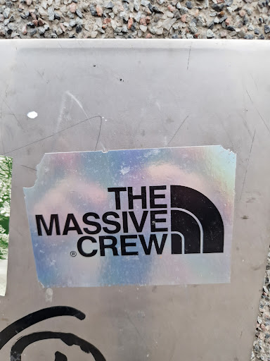 Street sticker THE MASSIVE CREW