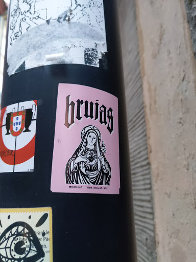 Street sticker Stockholm Brujas