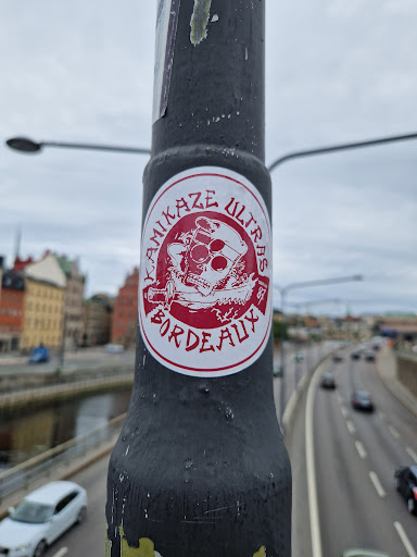 Street sticker Stockholm KAMIKAZE ULTRAS DEPUIS 87 BARDEAUX