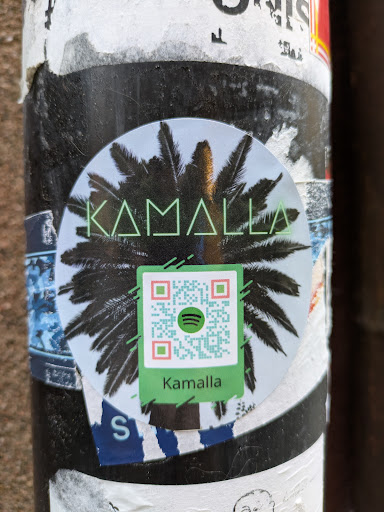 Street sticker Stockholm لم SIR the KAMALLA Kamalla S