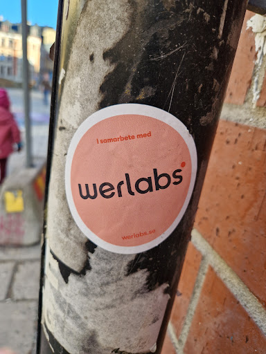 Street sticker I samarbete med werlabs werlabs.se