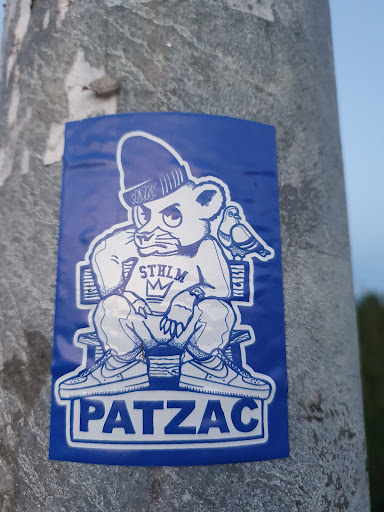 Street sticker Stockholm PATZAC