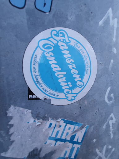 Street sticker Stockholm Knd schtein BE AT diesen Vercin ut fir Fanszene Osnabr&uuml;dk eullor wir a