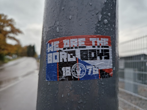 Street sticker WE ARE THE BORO BOYS 18 INTERNATIONAL KEEP THE FROM 7B