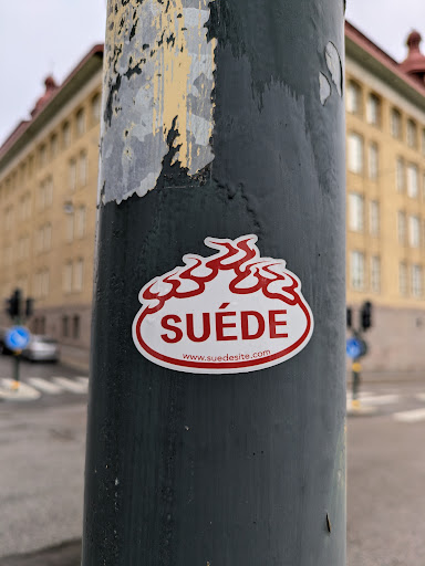 Street sticker SU&Eacute;DE www.suedesite.com