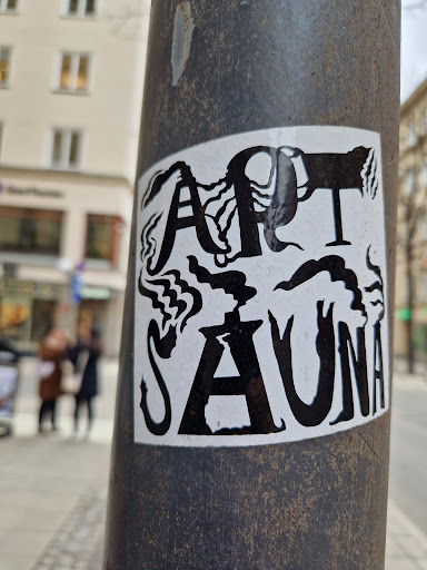 Street sticker Stockholm - R