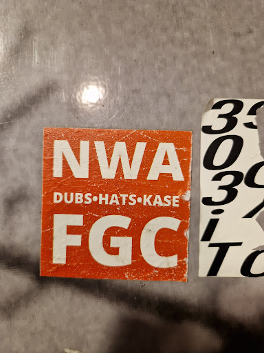 Street sticker 3 O NWA 3 DUBS&bull;HATS&bull;KASE i FGC T