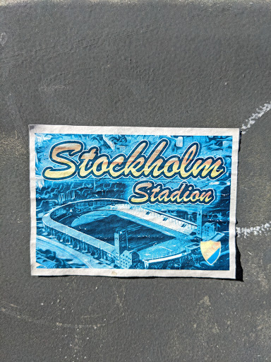 Street sticker Stockholm Stockholm Stadion