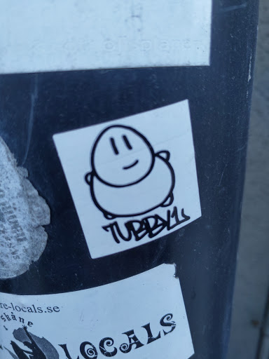 Street sticker Stockholm TUBBU