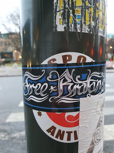 Street sticker ANTI