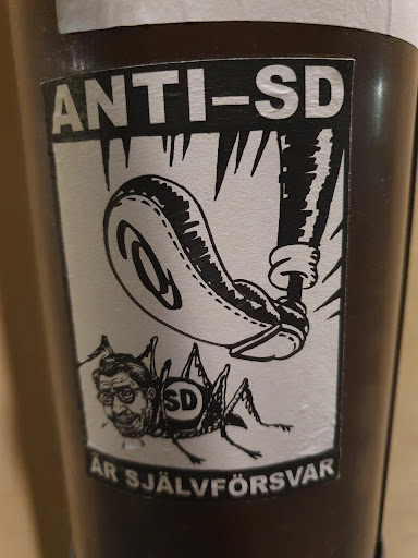 Street sticker ANTI-SD ?R SJ?LVF?RSVAR