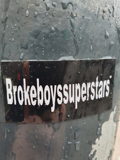 Street sticker Brokeboyssuperstars