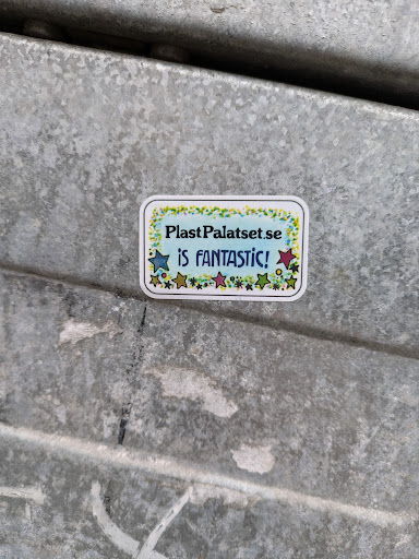 Street sticker PlastPalatset.se is FANTASTiC!