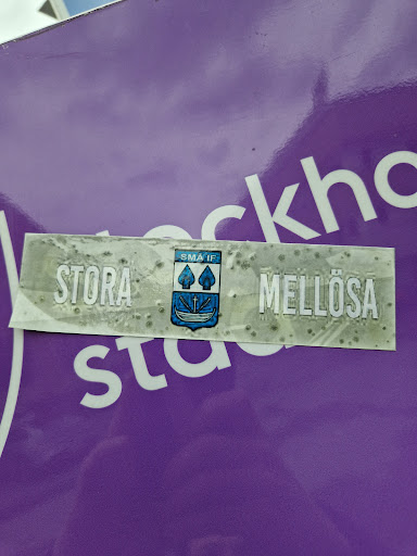 Street sticker Stockholm kho SMA IF STORA MELL&Ouml;SA sta