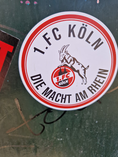 Street sticker Stockholm 1.FC K&Ouml;LN DIE MACHT K&Ouml;LN AM RHEIN 1.FC