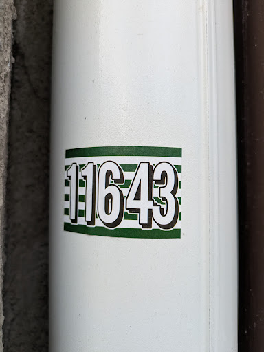 Street sticker Stockholm 1643