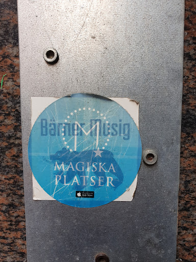 Street sticker B&auml;rner musig MAGISKA PLATSER