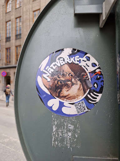 Street sticker Stockholm @NATUGAKET_FOR