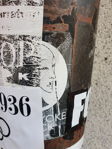 Street sticker Stockholm 936 OKE