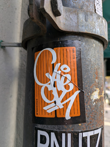 Street sticker Stockholm SBA LTS DNU IT7 BR STOCKHOLM