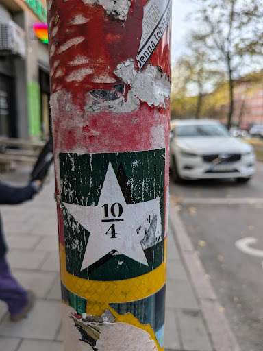 Street sticker Stockholm Denna tobaksvar 10 4 diera