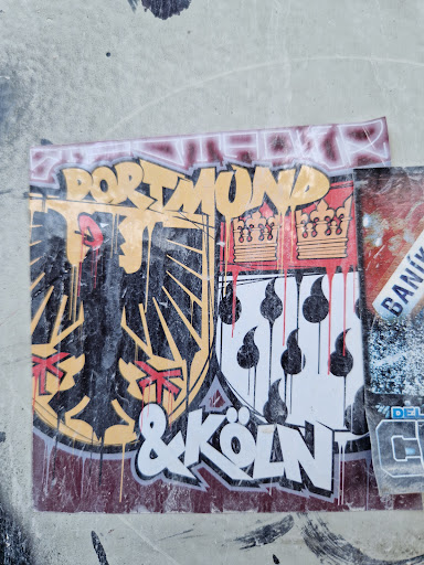 Street sticker DORTMUND &amp; K&Ouml;LN