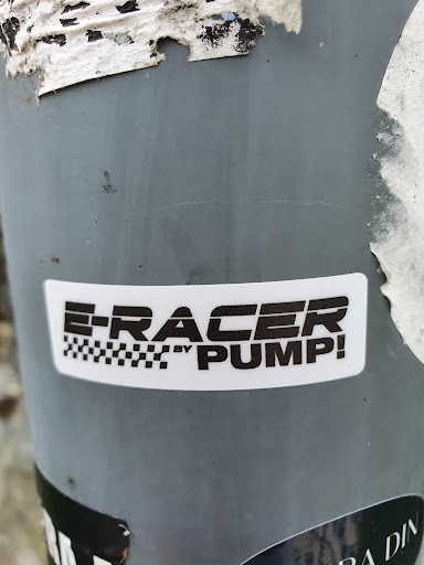 Street sticker Stockholm E-RACER PUMP!