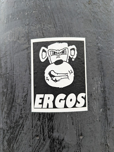 Street sticker Stockholm ERGOS