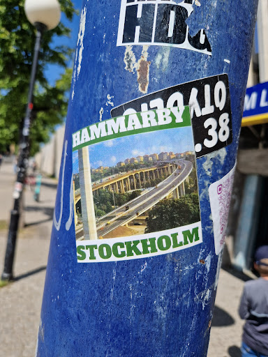 Street sticker Stockholm HD4 ML 38 STOCKHOLM