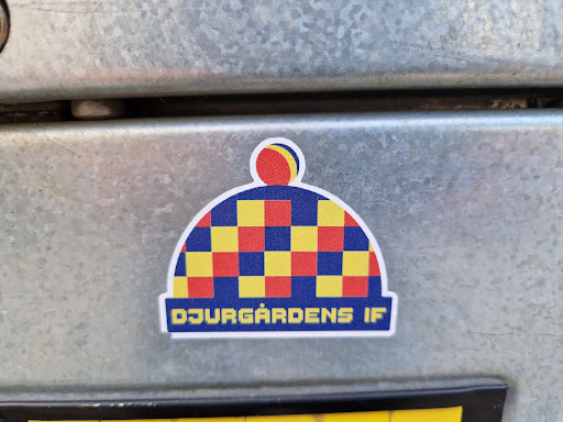 Street sticker DJURG&Aring;RDENS IF