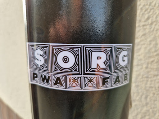 Street sticker Stockholm SORG PWA RIG FAB