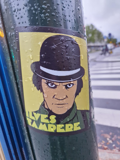 Street sticker Stockholm ILVES TAMPERE