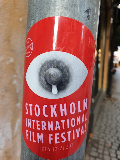 Street sticker Stockholm STOCKHOLM INTERNATIONAL FILM FESTIVAL NOV 10-21 2021